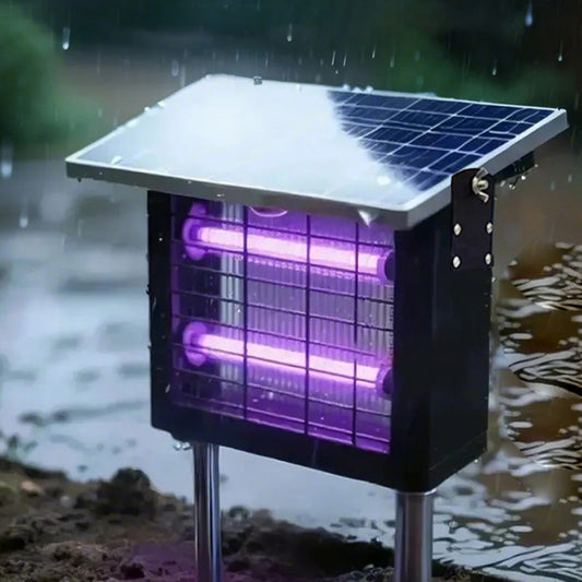 3500V Wysokomocny elektryczny odstraszacz owadów solarny – do użytku wewnątrz i na zewnątrz, wodoodporny, bez chemikaliów, skuteczna ochrona 🏠
