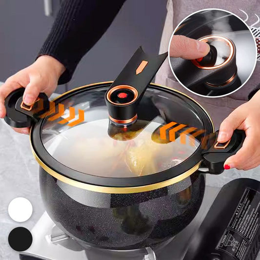 🔥🍲 Emaliowany szybkowar z powłoką nieprzywierającą – wielofunkcyjny – płatność przy odbiorze ✅