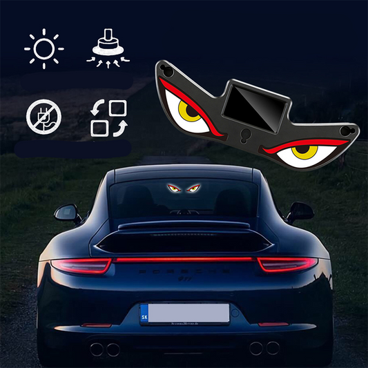 🚗 OGRANICZONA CZASOWO 50% ZNIŻKI! 🔋 Słoneczne diabelskie oko LED – ostrzegawcze światło samochodowe, zasilane energią słoneczną, 4 tryby, wodoodporne 💡