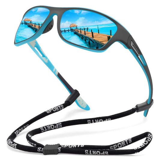 Męskie okulary przeciwsłoneczne outdoor 2026 – soczewki polaryzacyjne, antyodblaskowe, idealne do sportu i aktywności na świeżym powietrzu ☀️🕶️