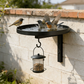 Naścienna metalowa wanna do kąpieli dla ptaków – wykończenie w kolorze antycznego brązu 🐦🛁🧱🏡