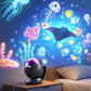 Projektor nocnego światła z muzyką i gwiaździstym oceanem do pokoju dziecięcego