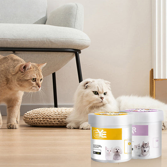 ✨ Niespodzianka — 50% zniżki! 🐈🐕 Naturalne, roślinne chusteczki do czyszczenia oczu i uszu Twojego zwierzaka.