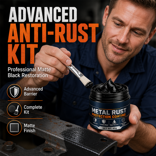 ⭐ TOP SPRZEDAŻ! Czarna pasta antykorozyjna do metalu – Profesjonalna ochrona BEZ RDZY! 🛒💪