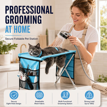 ⏳Ograniczona czasowo 50% zniżki⏰2-w-1 Składane Łóżko do Pielęgnacji Zwierząt🐱🐶🛋️