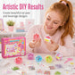 🧁 Zestaw DIY do robienia zabawki sensorycznej "Smażony Lód" z wzorem kocich łapek dla dzieci