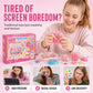 🧁 Zestaw DIY do robienia zabawki sensorycznej "Smażony Lód" z wzorem kocich łapek dla dzieci