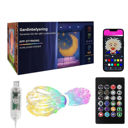 🎄 50% ZNIŻKI! ✨ Girlanda LED kurtynowa – Wodoodporna, do wnętrza i na zewnątrz ✨
