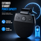 SP11 Samochodowy głośnik Bluetooth na osłonę przeciwsłoneczną, zestaw głośnomówiący z automatycznym włączaniem aktywowanym wibracją, obsługą A2DP i głosowym powiadamianiem o numerze dzwoniącego