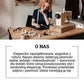 Elegancki szyfonowy zestaw dwuczęściowy（Top + Spodnie）