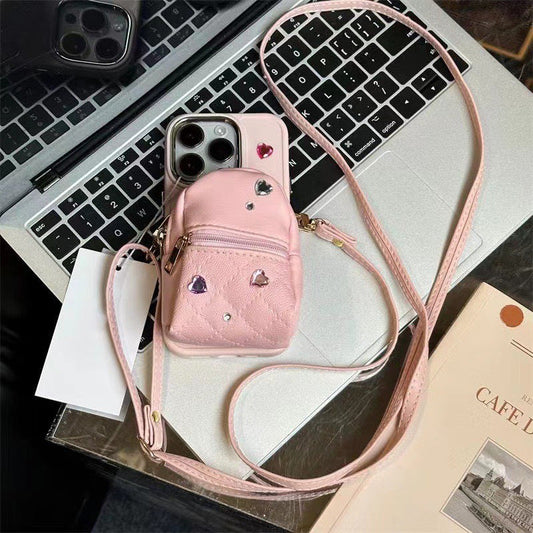 Small backpack phone case