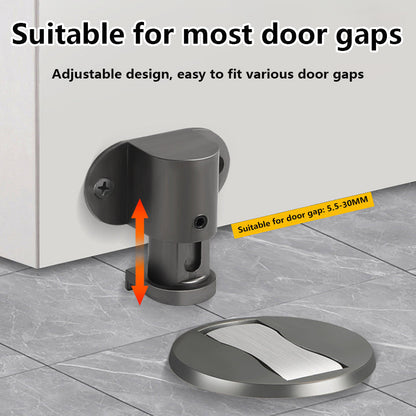 Silent door stopper for bathroom and bedroom