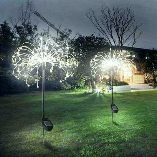 🎄Christmas promotion✨Waterproof  Solar Garden Fireworks Lamp